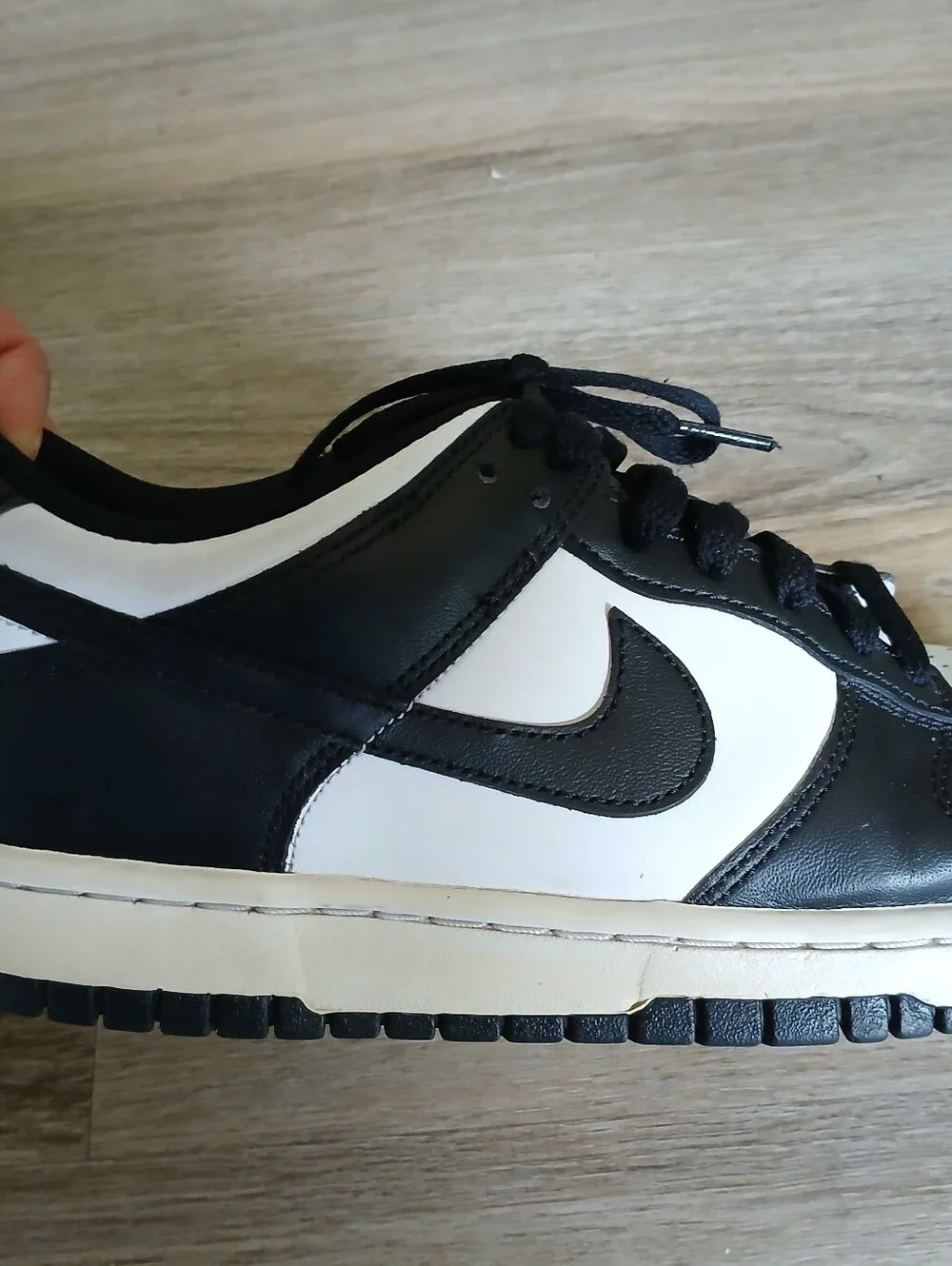 Nike Dunk Low Black White Panda CW1590-100 Youth Size 7Y